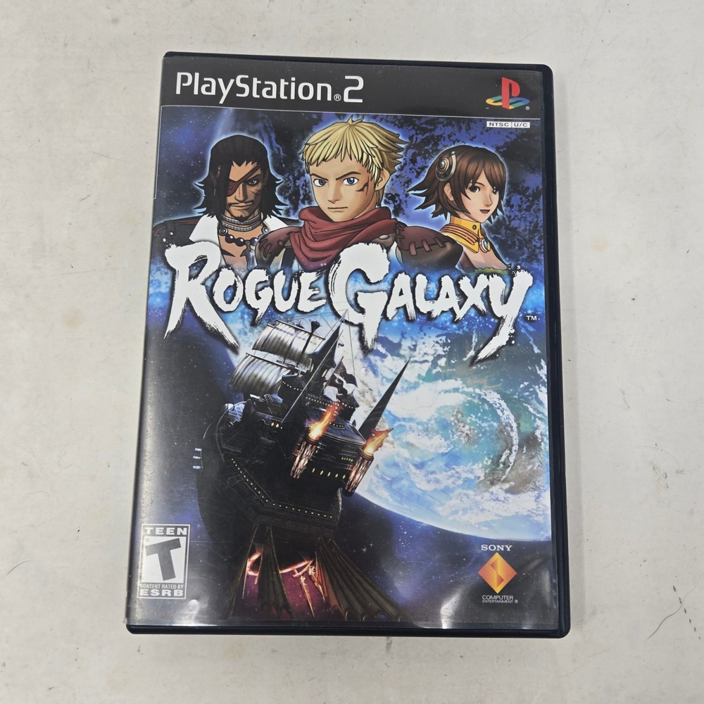 Rogue Galaxy Sony PlayStation 2 PS2 RPG Game Black Label CIB SCUS-97490